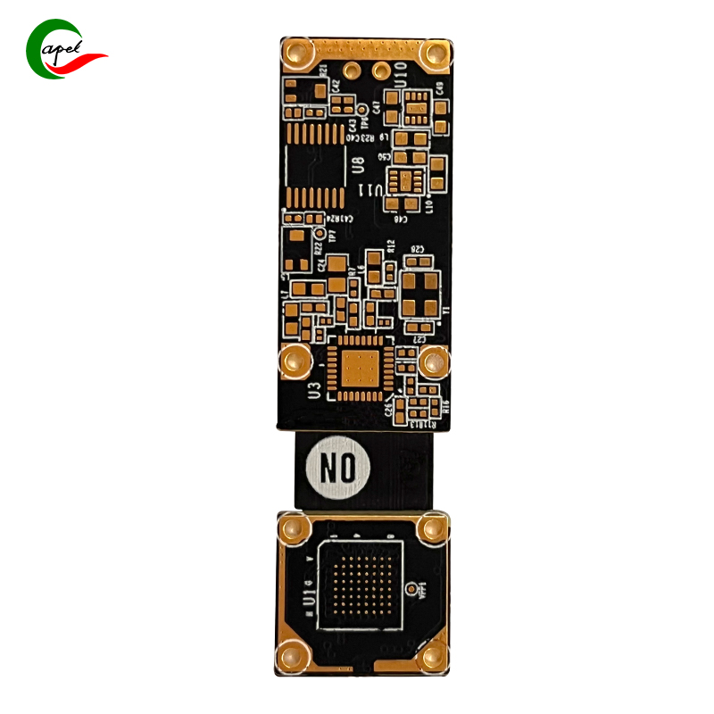 8-kerroksinen Flex Board PCb erikoisprosessi NiPdAu-painettu piiri kupari Paksuus 18um