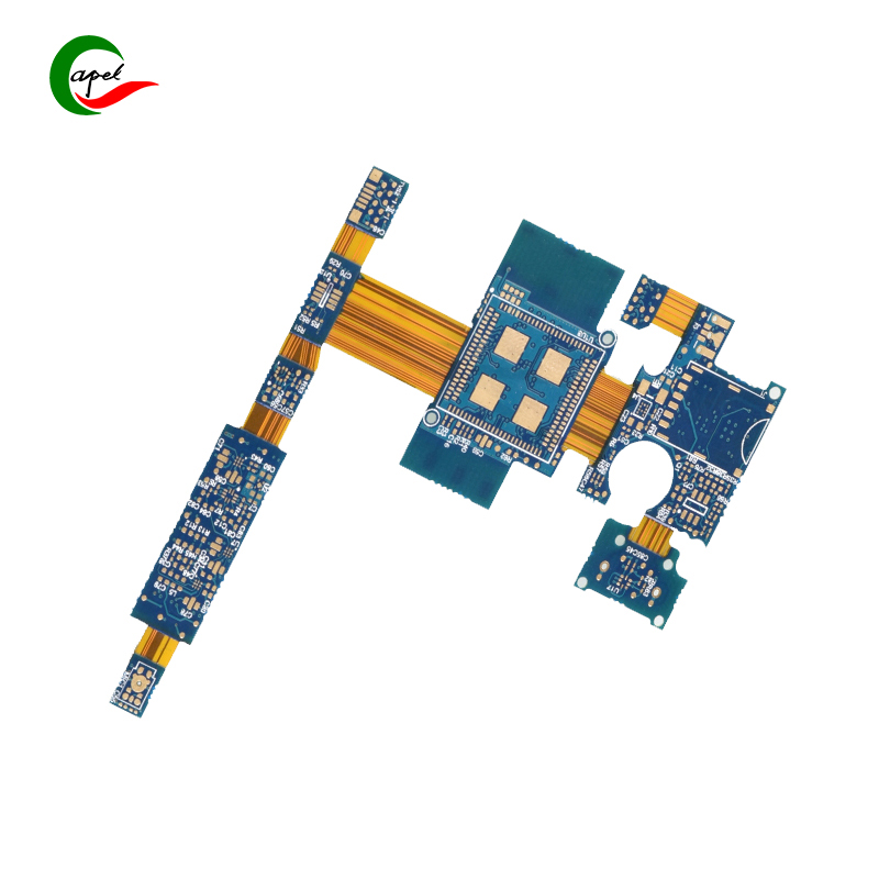 FR4 4 rétegű merev-rugalmas áramköri lapok orvosi eszközök PI egyedi PCB-k gyártásához