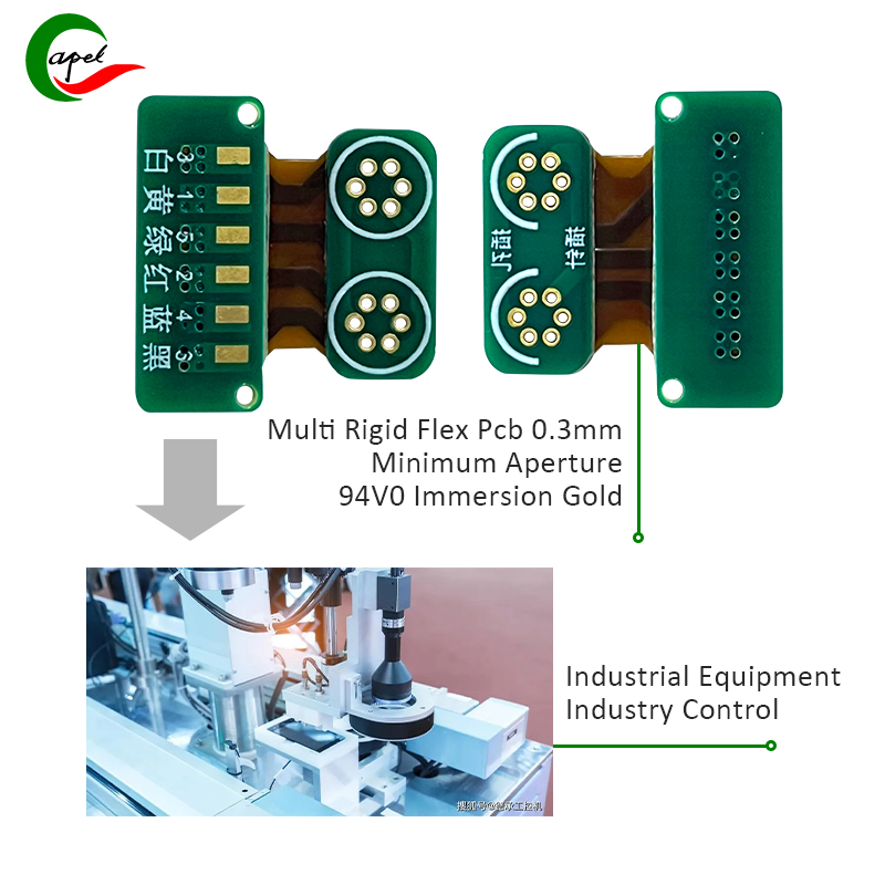 4 Layer Industrial Control Equipment Rigid Flex PCB