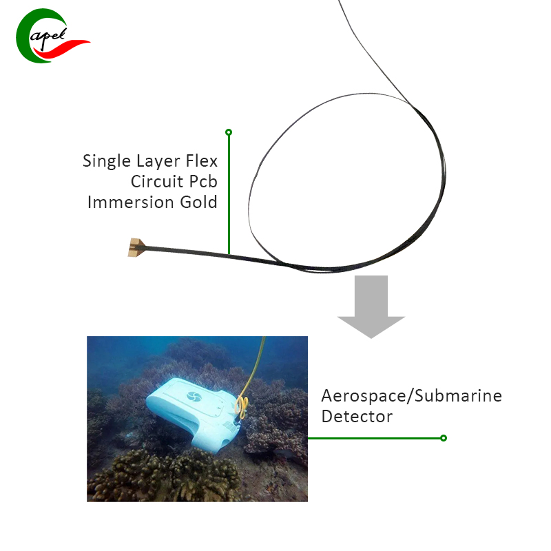 Fast Turn Flex Pcb for Submarine Detector navigation