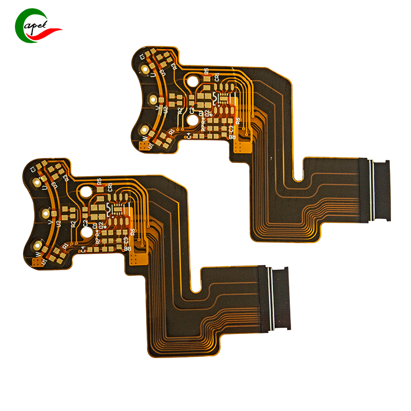 Bedrading en komponint mounting fan fleksibele printe circuit boards (FPCB)