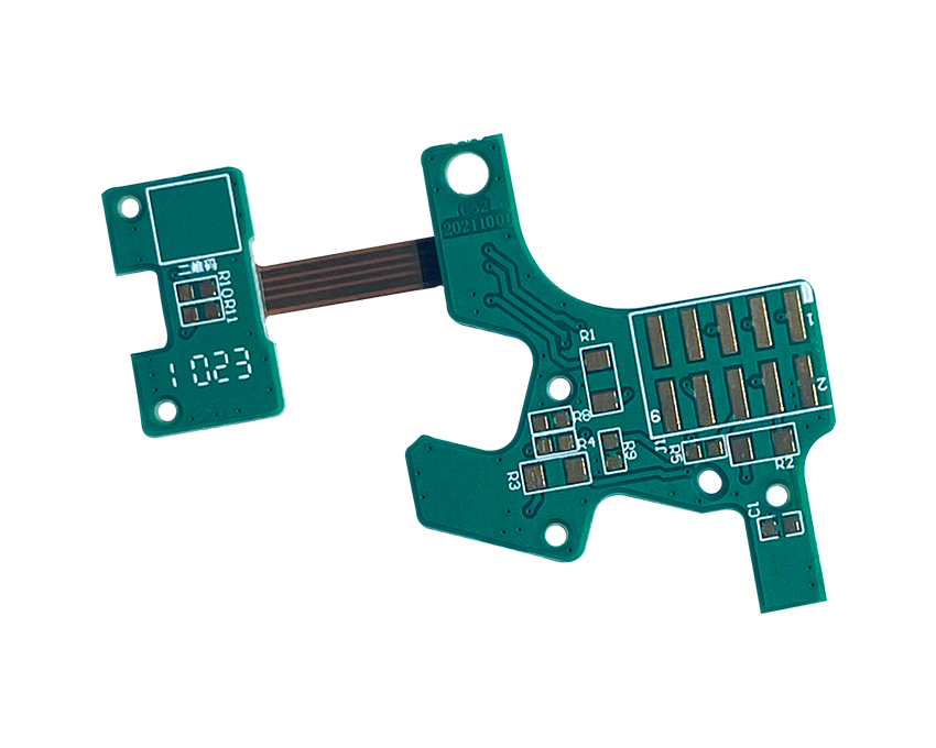 PCB Rigid Flex Dengan 2 lapisan Untuk stik Gear Mobil