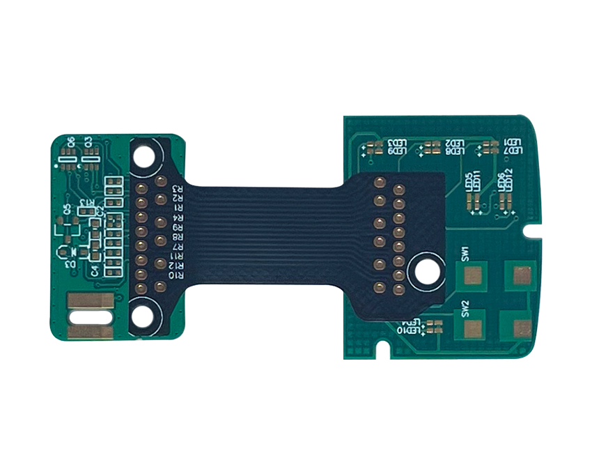 3 layer rigid flex pcb | automotive control circuit board Design