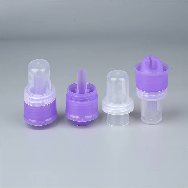 How is the inner thread of the plastic bottle cap injected?