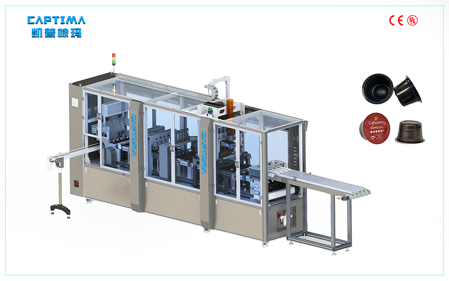 China wholesale Liquid Gel Capsule Filling Machine Factory –  Commercial Capsule Filling Machine CFM-6 Caflssimo Automatic Packaging Powder Espresso Cup – CAPTIMA