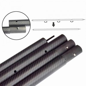 multiple diameters carbon fibre tube