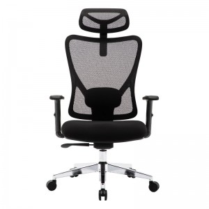 ANJI YIKE Ergonomic Office Chair with headrest High Back Desk Chair with 2D Lumbar Support,Big and Tall Mesh Chair