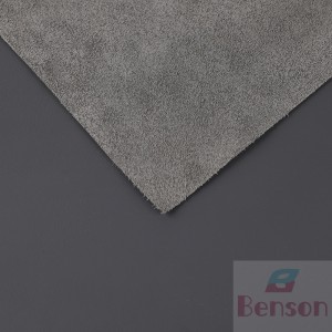Grey Microfiber Leather Durability Custom Leather Seat Upholstery