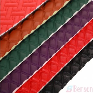 2021 wholesale price Faux Upholstery Leather – High Quality for 5D Car Foot Mats Material – Bensen