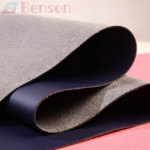 Abrasion Resistant Pure Color Microfiber PU Leather