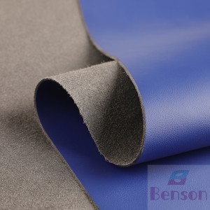 Wholesale Artificial Pu Material – Blue Microfiber Leather Durability Custom Leather Seat Upholstery – Bensen