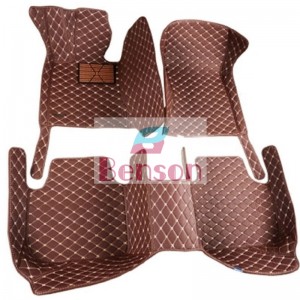 High Bond Strength Leather Foot Mats for Auto