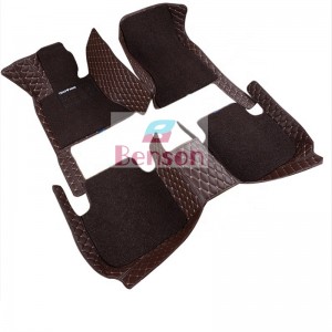 High Bond Strength Leather Foot Mats for Auto