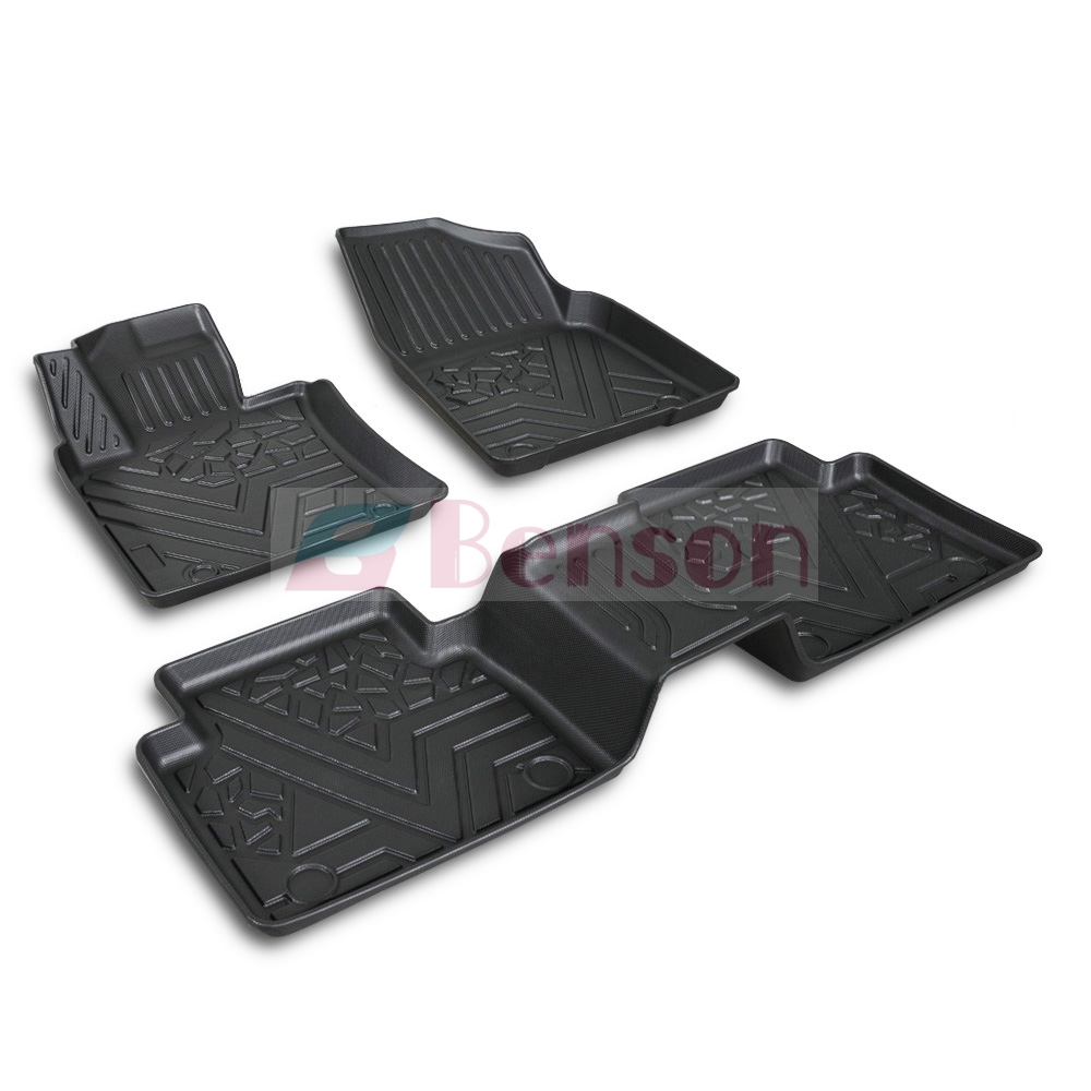 Factory Free sample Auto Tech Floor Mats - Durable and Protective TPE Car Foot Mats with Black Color – Bensen