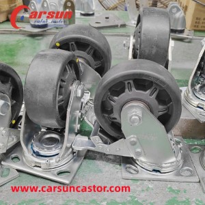Antistatic Casters 5inch Nylon Conductive Casters with Brakes