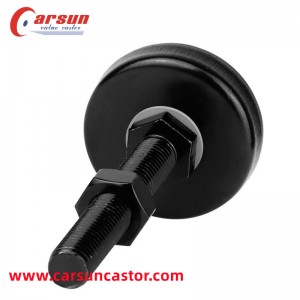 CARSUN Black Leveling Feet with Rubber Anti Slip Pad