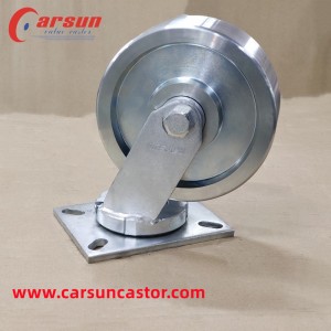 200mm Heavy duty industrial casters 8 inch cast steel casters swivel caster wheel