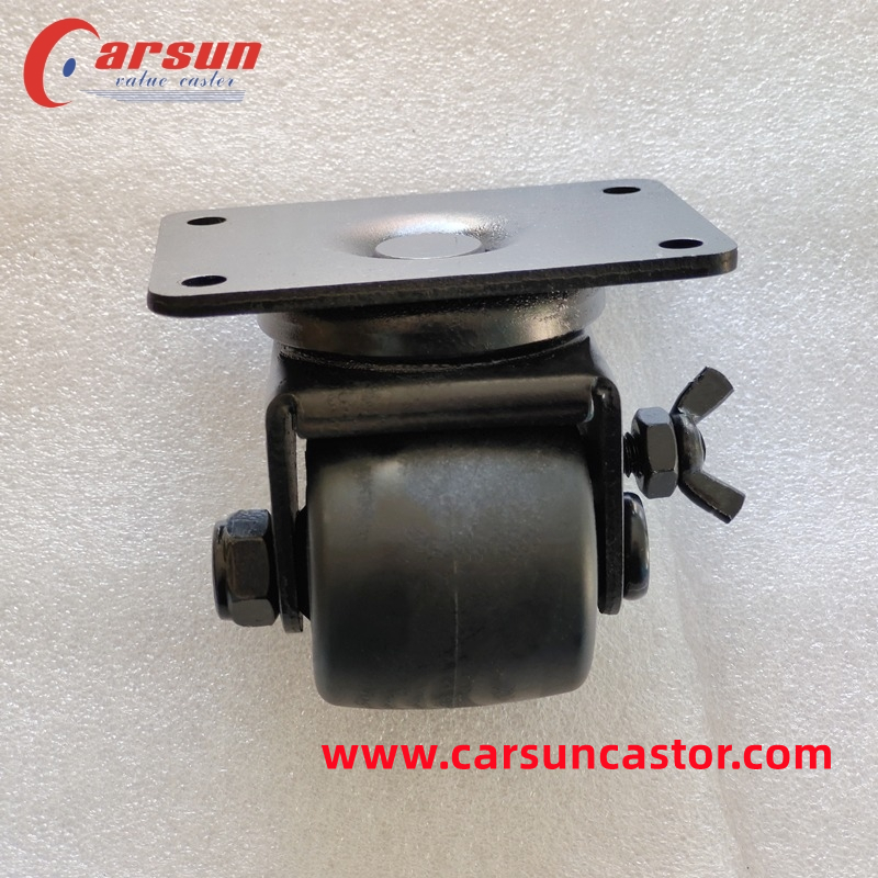 Low Gravity Casters 1.5 Inch Strong Nylon Industrial Swivel Caster Wheels with Side Brake Featured Image