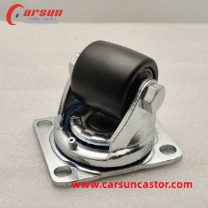 Low Gravity Casters 2 Inch Strong Nylon Industrial Swivel Caster Wheels with Galvanized Fork