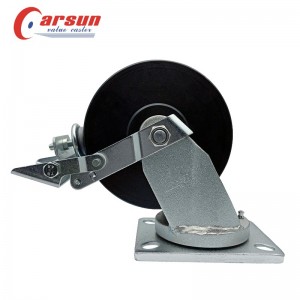 Carsun New 6 series super heavy caster precision flexible rotation nylon industrial caster