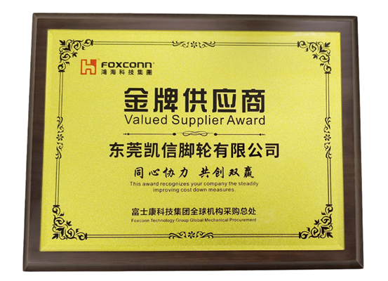 Foxconn Valued Supplier Award