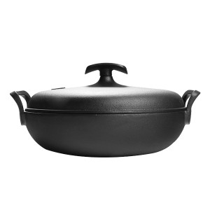 Cast iron baking pan suitable for gas and electric stove Perfectly roasted corn, chicken, beef