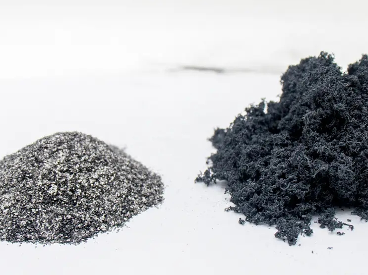Expanded graphite and flame retardant material