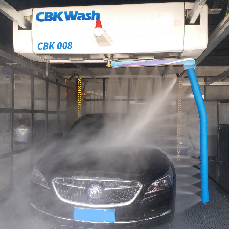 China Wholesale Reciprocating Brushless Automatic Car Washing Factories –  360 rotating non-contact car foam washer with chassis washer and tire washer – CBK
