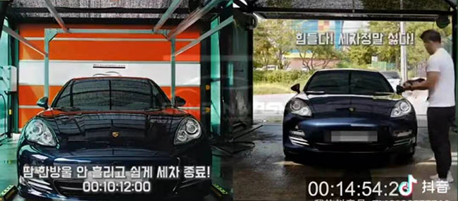 Automatic car washing machine car washing speed is fast, still need to pay attention to these contents!
