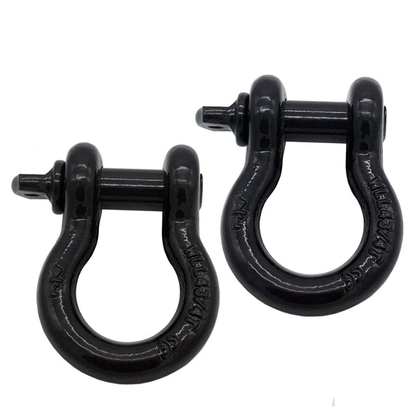 3/4″ D Ring Shackle Rugged Off Road 28.5 Ton (57,000 lbs) Maximum Break Strength with 7/8” Pin Heavy Duty for Jeep Vehicle Recovery 2-Pack