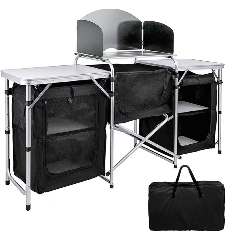 BH-KCT Deyò Pliye Cook Station Portable Folding Table Sets