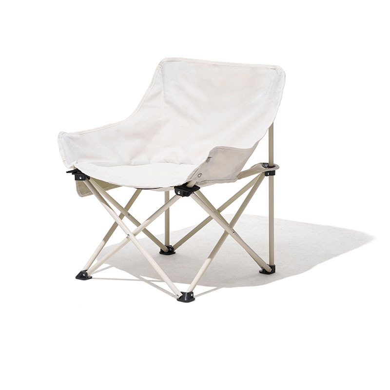 BH-YLY Moon Camping Daghang Padded Folding Portable Heavy Duty Comfy Sofa Chair Nagsuporta sa 300lbs nga adunay Cup Holder ug Carry Bag alang sa Lawn Patio Sports