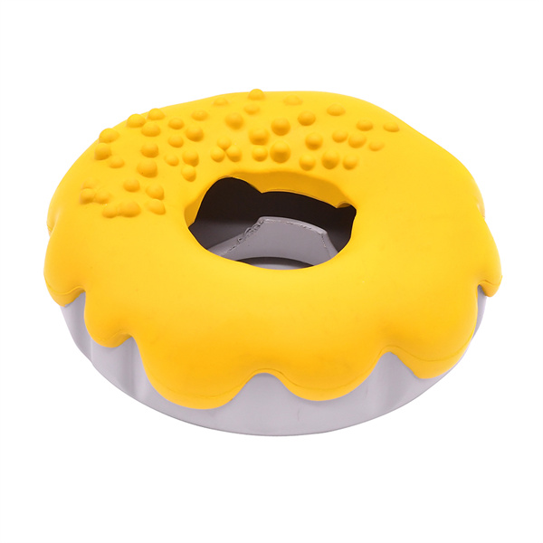 CB-PCW9125 DOG CHEW TOYS FRUIT DONUTS Durable Rubber for Pet Training and Cleaning Teeth Molar and clean the teeth Food- leaking