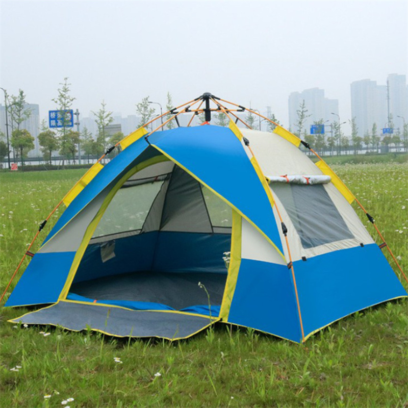 Dvojni, proti dežju odporen šotor za pohodništvo, gorništvo, luksuzni glamping na strehi, zimski ultralahki šotor za kampiranje