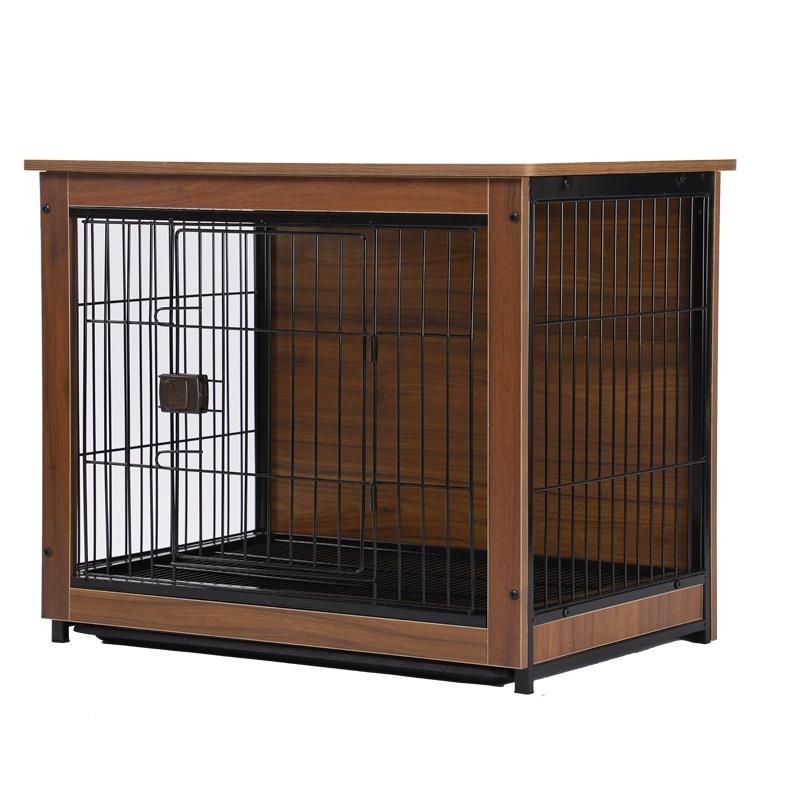 CB-PWC1901HY Pet Wooden Crate Dog Crate Furniture Salon don Ƙananan Dabbobin Dabbobi, Teburin Cage na Kare, Babban Aiki