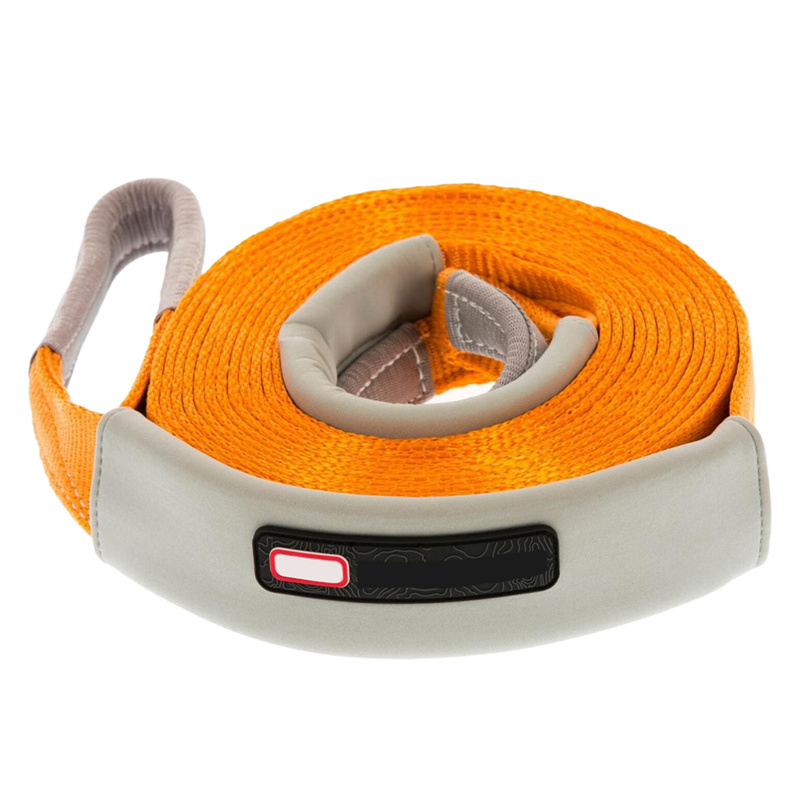 4×4 Accessories， Recovery Snatch Strap Orange 30′ x 2 3/8″, Load capacity 17,600 lb, NATA approved, 20% Stretch