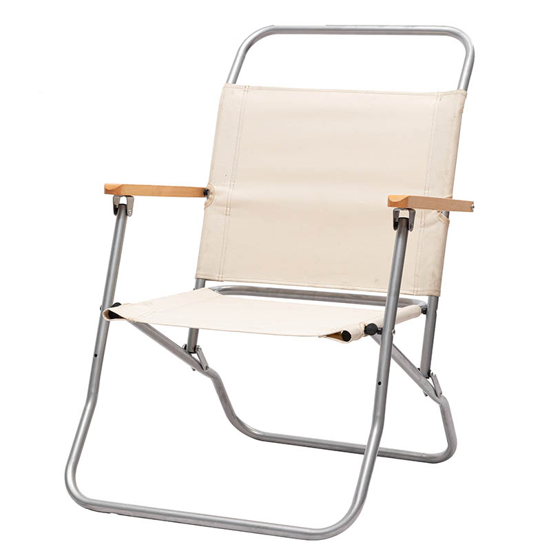 BH-YJC CAMP အကြီးစား Mesh Back Camping Folding Chair အကြီးစား Duty Support 350 LBS Collapsible Steel Frame Quad Chair Padded Arm Chair နှင့် Outdoor အတွက် Cup Holder Portable