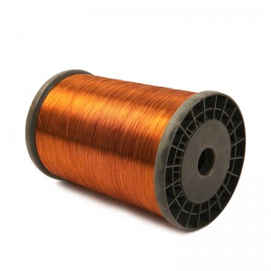 Current self-adhesive self bonding enameled copper clad aluminum round wire for inductance coils