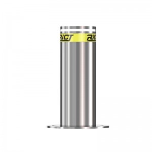 Wholesale Discount China Factory Steel Surface Mounted Security Yellow Bollard Pipe Safety Fixed Bollard with Caps