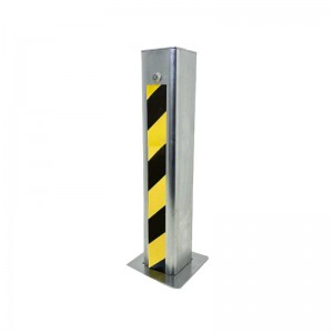Safety Bollard 304 Stainless Steel Concrete Driveways Embedded Portable Retractable Bollards