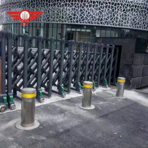 ODM Manufacturer Stainless Steel Automatic Hydraulic Retractable Flexible Bollard
