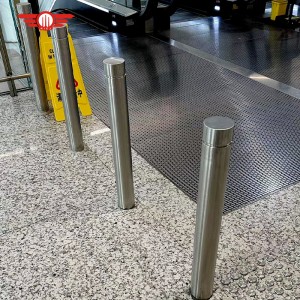 Manufactur standard Full Dome Top 304 Stainless Steel Bollard Cover para sa School Access Control