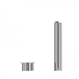 Wholesale Price China China Outdoor Car Stop Barrier 76mm Diameter Stainless Steel Street Fixed Bollard
