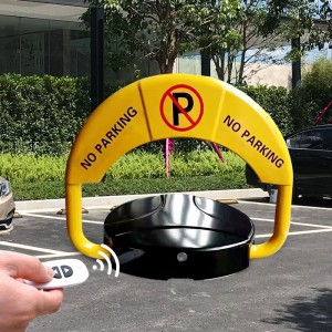 Online Exporter Mobile APP BLE Controlled Waterproof Automatic Smart Parking Lock