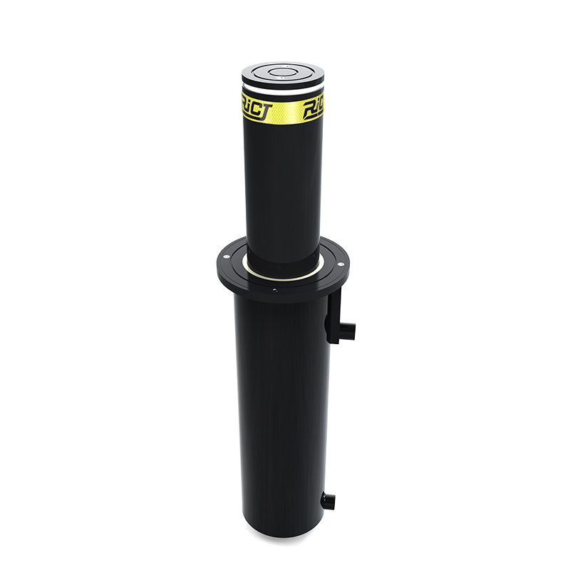 Automatic hydraulic rising bollards with LED and reflective tape Featured Image