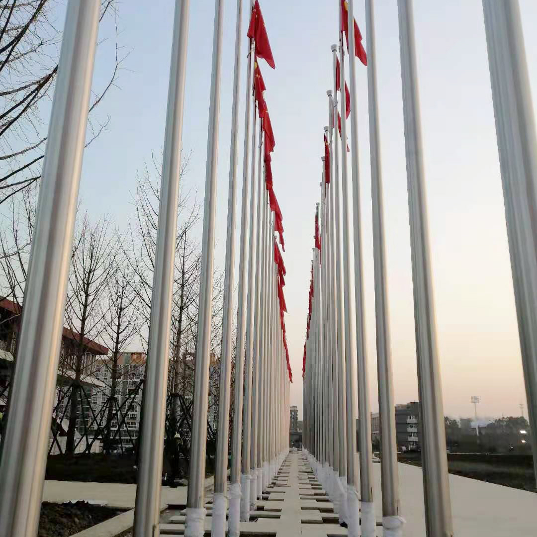 Best Flagpole For Sale Factories –  12 Meter Manual Heavy Duty Flag Pole  – Ruisijie