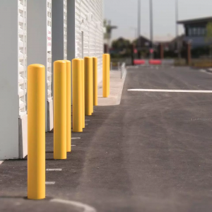 New Arrival China Parking Bollard Customize Height Depth Traffic Post Brushed Surface Stainless Steel Traffic Bollard
