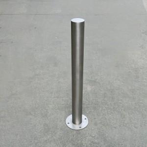 Stainless Steel Road Bollard Post Wear-Resistant Pre-Embedded Fixed Bollards