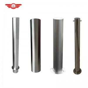 Wholesale Customized Traffic Barrier Bollard 304 316 Stainless Steel Fixed Parking Pipe Road Safety Bollard