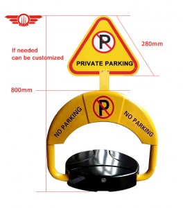 ODM ہائی کوالٹی ریموٹ کنٹرول آٹومیٹک کار پارکنگ اسپیس لاک فراہم کریں۔